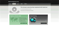 Desktop Screenshot of libertereligieuse.org