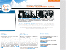 Tablet Screenshot of libertereligieuse.com